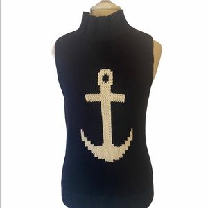 Vintage Tommy Hilfiger Sleeveless Anchor Sweater